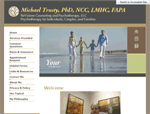 Tablet Screenshot of michaeltrusty.com